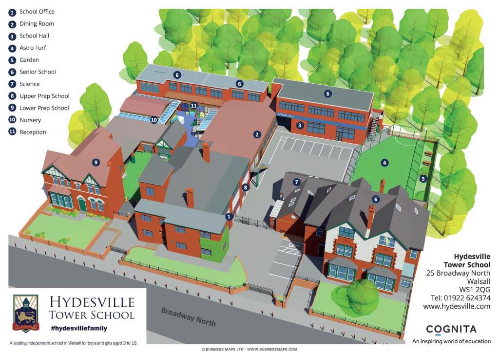 Hydesville Tower School’s 3D Map