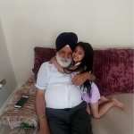 Act of Kindness Amrit hugging her grandad
