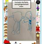 Adam draws his favourite Nursery Rhyme characters