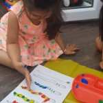 Simran finger painting pattern